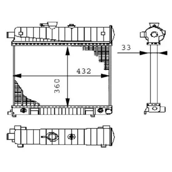 Mahle Radyatör – CR2207000S ürün görseli