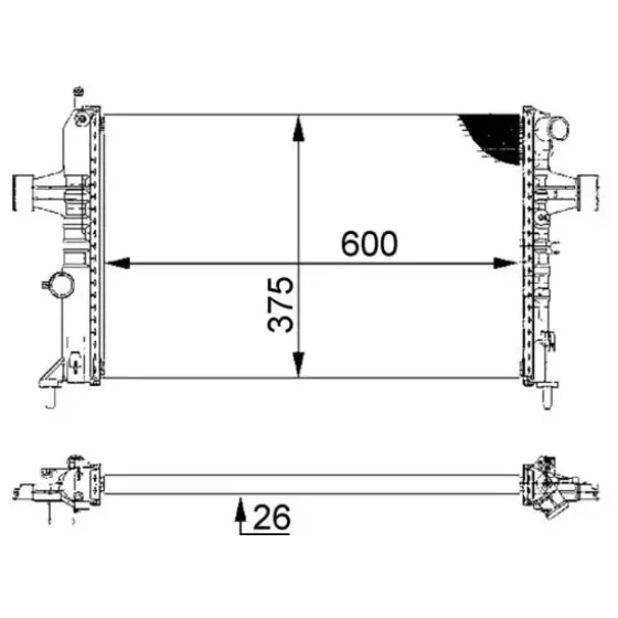 Mahle Radyatör – CR227000S ürün görseli