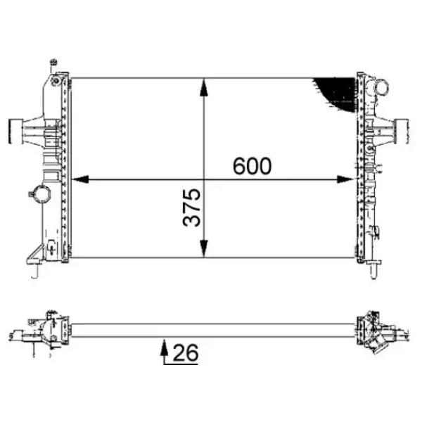 Mahle Radyatör – CR227000S