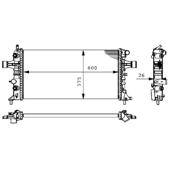 Mahle Radyatör – CR228000S ürün görseli
