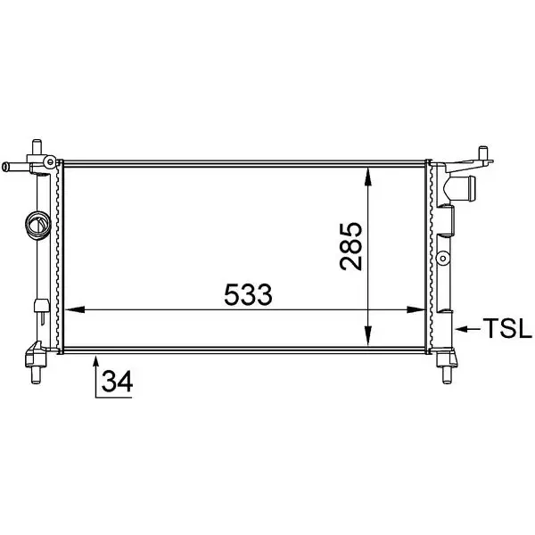 Mahle Radyatör – CR268000S