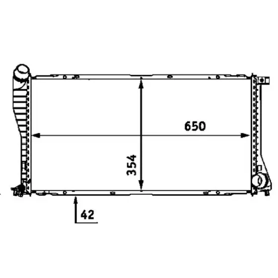 Mahle Radyatör – CR288000S / OEM 17117787908 ürün görseli