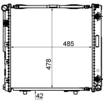Mahle Radyatör – CR292000S / OEM A1245000203