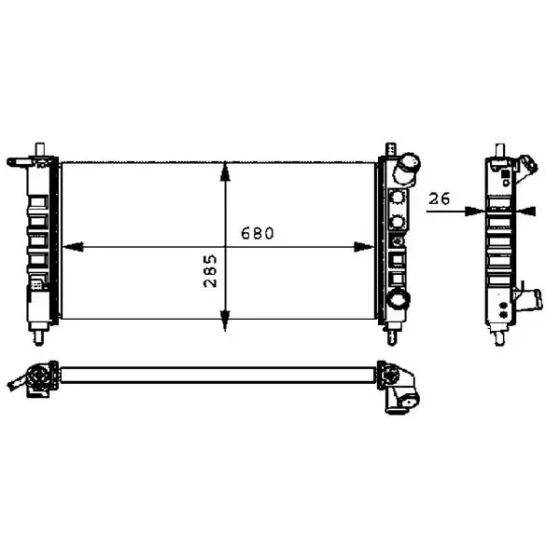 Mahle Radyatör – CR313000P ürün görseli