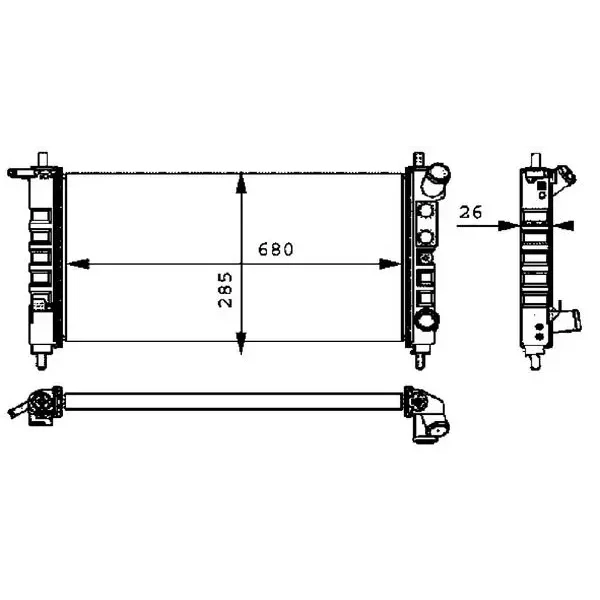 Mahle Radyatör – CR313000P