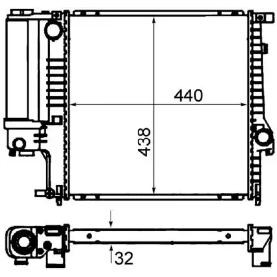 Mahle Radyatör – CR330000S ürün görseli