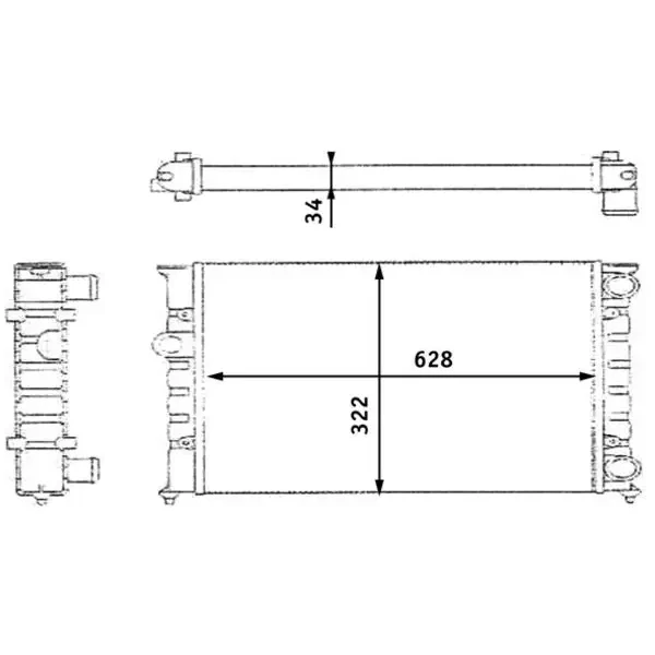 Mahle Radyatör – CR348000S