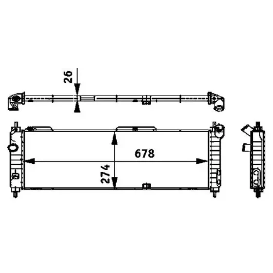 Mahle Radyatör – CR355000S ürün görseli
