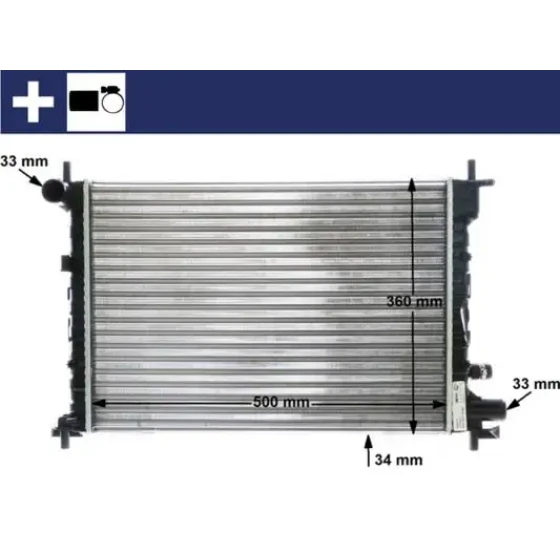 Mahle Radyatör – CR381000S ürün görseli