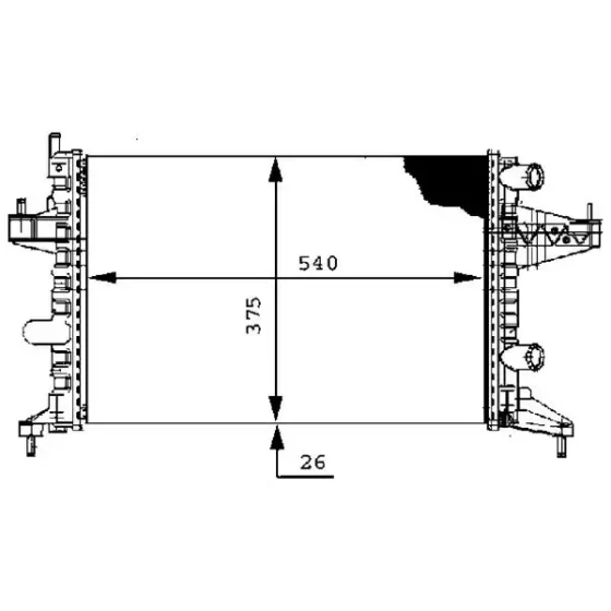 Mahle Radyatör – CR388000S ürün görseli