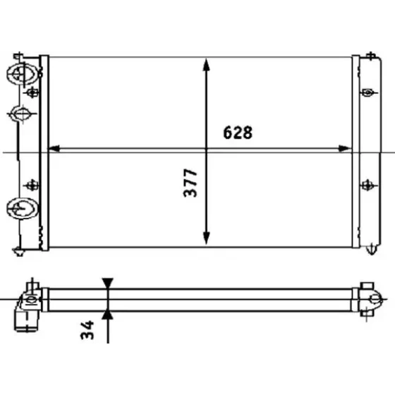 Mahle Radyatör – CR394000S ürün görseli