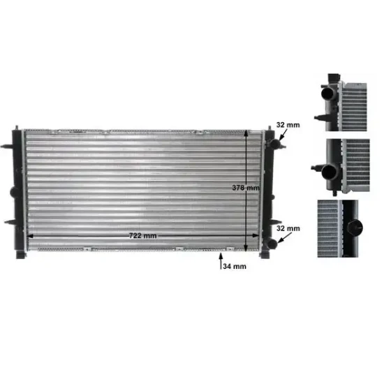 Mahle Radyatör – CR398000S ürün görseli