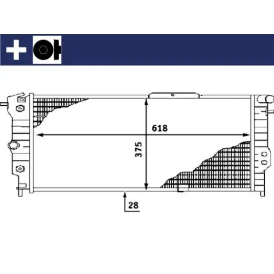 Mahle Radyatör – CR440000S ürün görseli