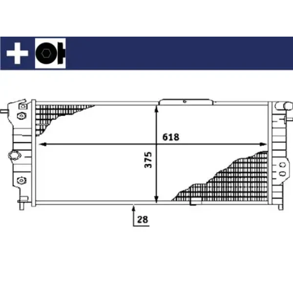 Mahle Radyatör – CR440000S