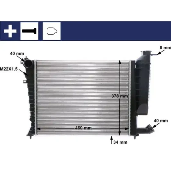 Mahle Radyatör – CR478000S ürün görseli