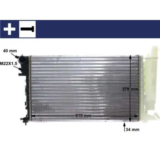 Mahle Radyatör – CR481000S ürün görseli