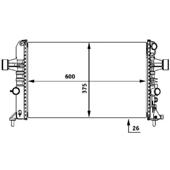 Mahle Radyatör – CR531000S ürün görseli