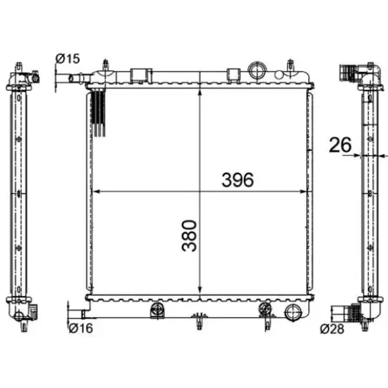 Mahle Radyatör – CR556000S ürün görseli
