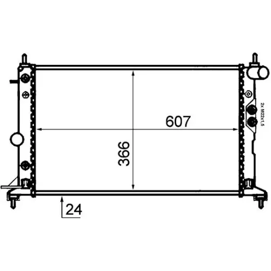 Mahle Radyatör – CR562000S ürün görseli