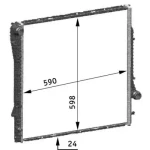 Mahle Radyatör – CR566000S / OEM 17107544668