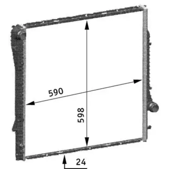 Mahle Radyatör – CR566000S / OEM 17107544668 ürün görseli