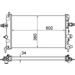 Mahle Radyatör – CR574000S / OEM 93179909