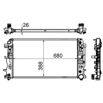 Mahle Radyatör – CR62000S / OEM A9065001402