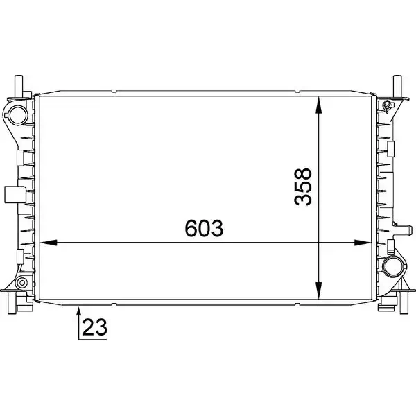 Mahle Radyatör – CR627000S