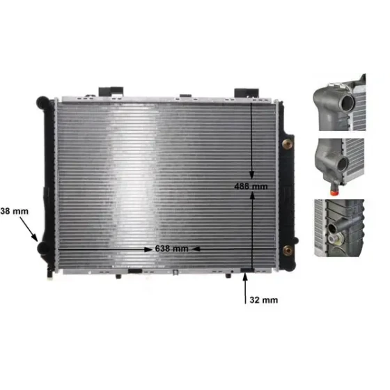 Mahle Radyatör – CR634000S / OEM A2105000903 ürün görseli
