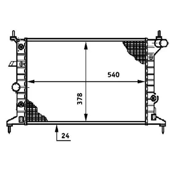 Mahle Radyatör – CR635000S / OEM 90499823 ürün görseli