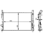 Mahle Radyatör – CR661000S / OEM A1695000703