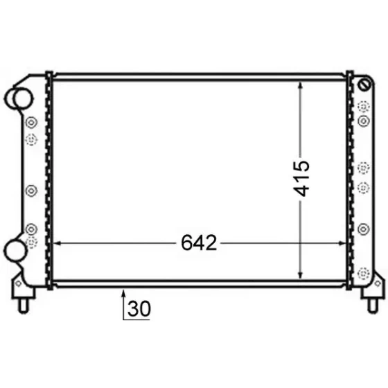 Mahle Radyatör – CR753000S / OEM 46803039 ürün görseli