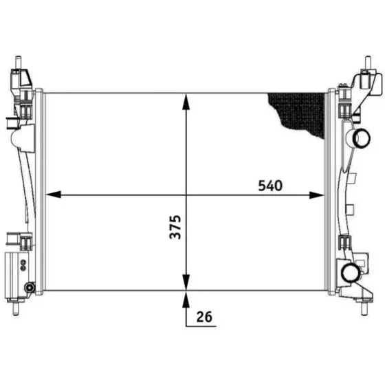 Mahle Radyatör – CR774000S ürün görseli
