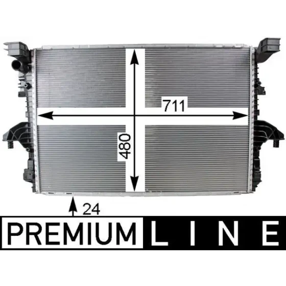 Mahle Radyatör – CR805000P / OEM 7E0121253E ürün görseli