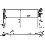 Mahle Radyatör – CR840000S / OEM 214105150R