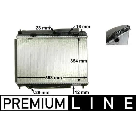 Mahle Radyatör – CR87000P ürün görseli