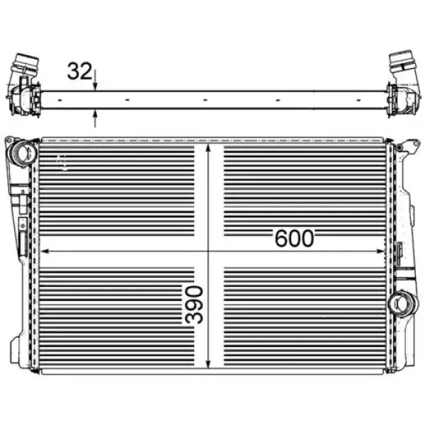 Mahle Radyatör – CR876000P / OEM 17118623368
