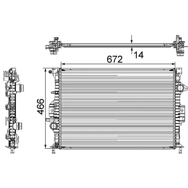 Mahle Radyatör – CR906000S