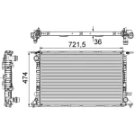 Mahle Radyatör – CR911000S / OEM 8K0121251H