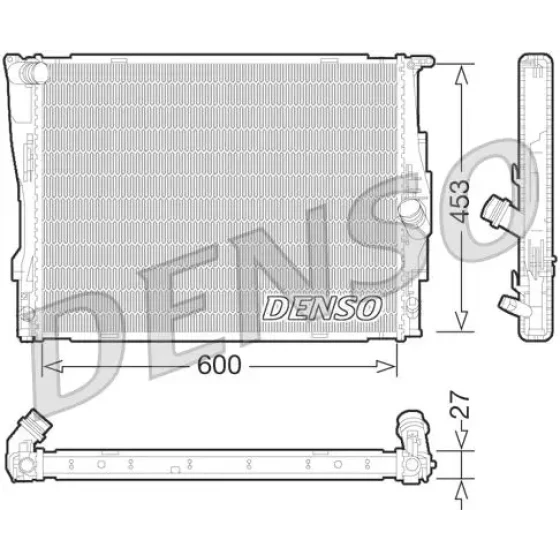 Denso Radyatör – DRM05073 / OEM 17117562079 ürün görseli