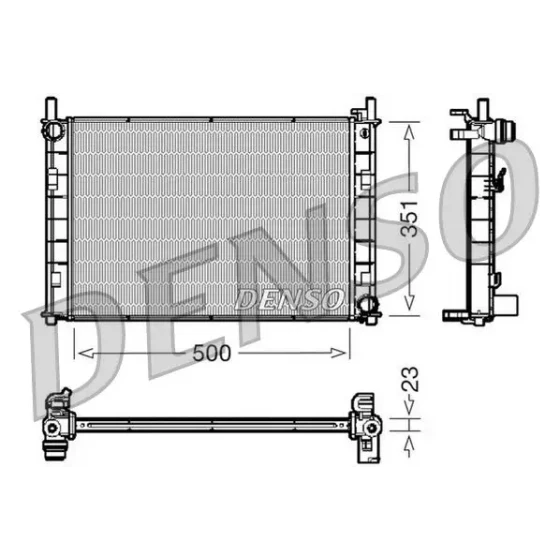 Denso Radyatör – DRM10045 ürün görseli