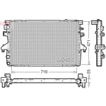 Denso Radyatör – DRM32039 / OEM 7H0121253K