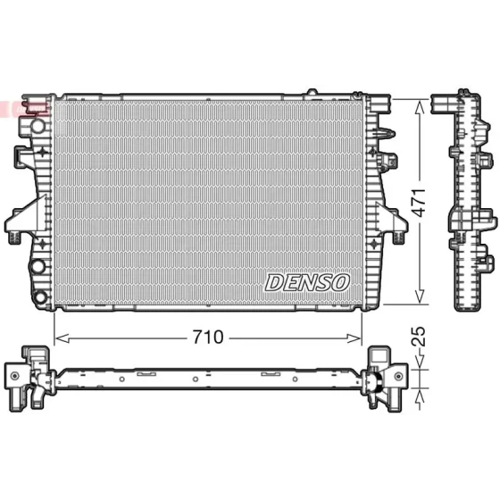 Denso Radyatör – DRM32039 / OEM 7H0121253K ürün görseli
