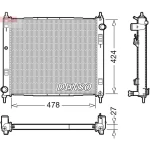 Denso Radyatör – DRM46044 / OEM 214101FE0B