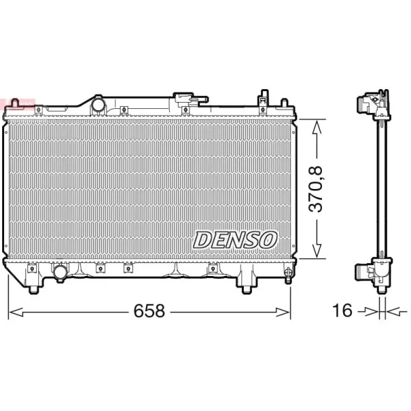 Denso Radyatör – DRM50117 / OEM 1640002310