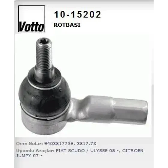 Votto Rot Başı – 10-15202 / OEM 381773 ürün görseli