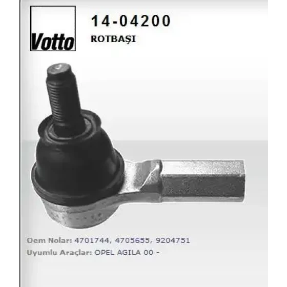 Votto Rot Başı – 14-04200 / OEM 4705655 ürün görseli