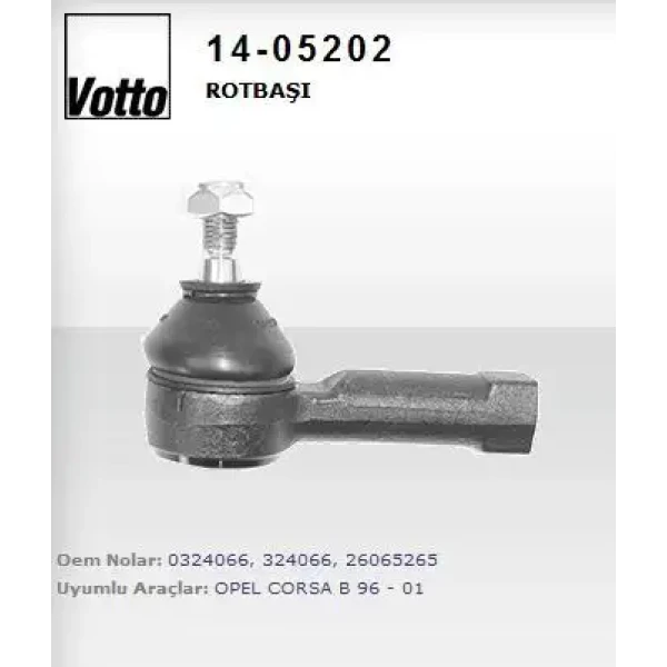Votto Rot Başı – 14-05202 / OEM 324066