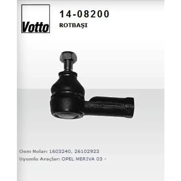 Votto Rot Başı – 14-08200 / OEM 1603240