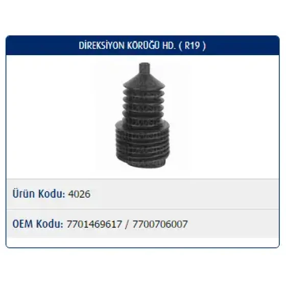 Master Rot Körüğü – M4026 / OEM 7700781095 ürün görseli
